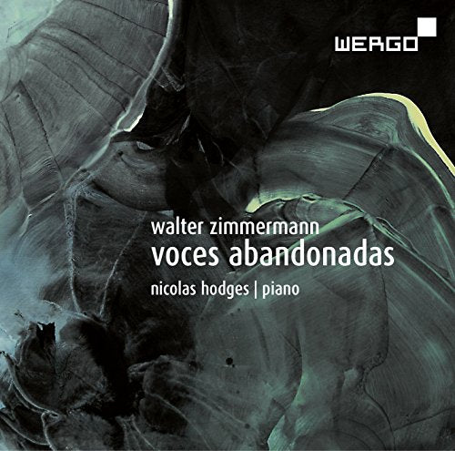 "CD cover with abstract dark green and black background, white text."