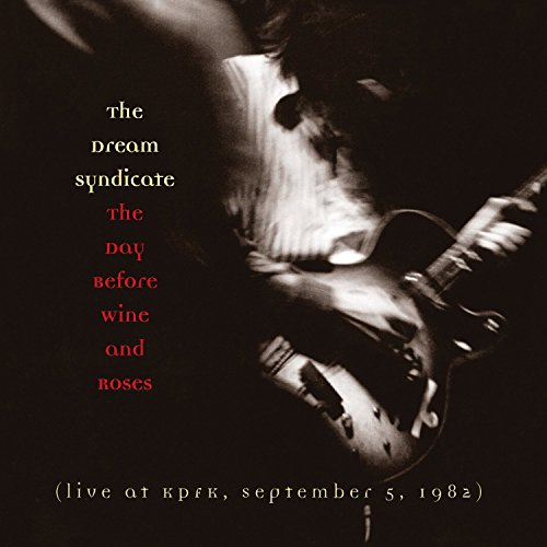 Black and white album cover featuring a musician playing an electric guitar.
