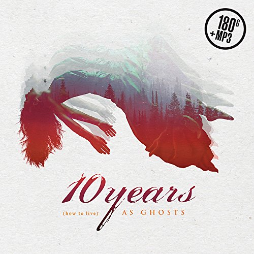 Album cover with a double exposure image of a person and forest landscape.