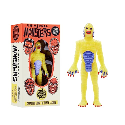 Universal Monsters Reaction Figure - Creature From The Black Lagoon (Glow-In-The-Dark Costume Colors)