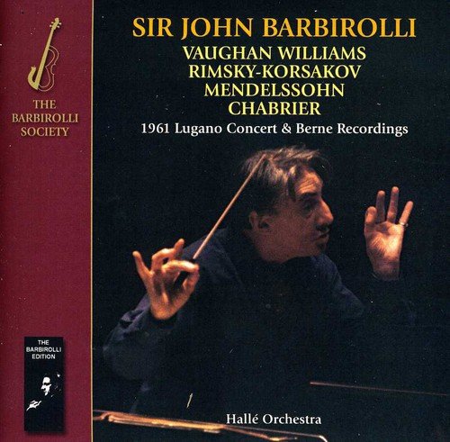 CD cover featuring Sir John Barbirolli conducting, with red border and yellow text.