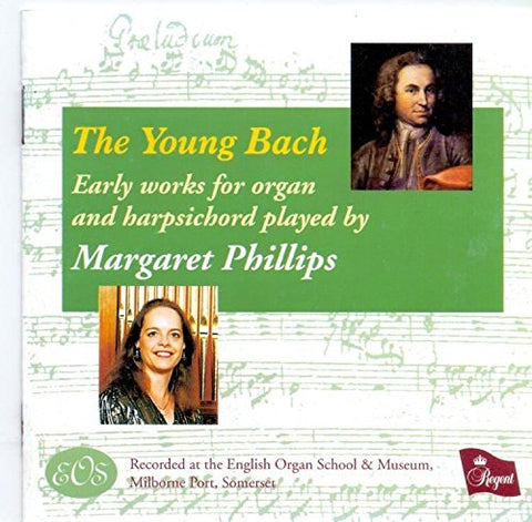 Margaret Phillips - The Young Bach: Early Organ Works/Harps Audio CD