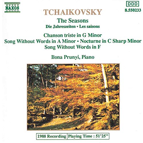 Ilona Pr - Tchaikovsky: Seasons/Chanson [CD]