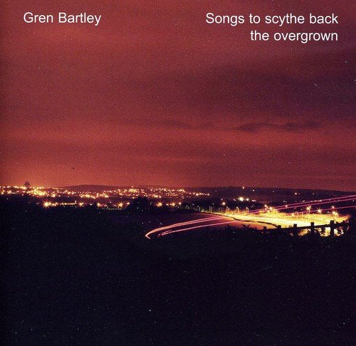 Gren Bartley's album cover: a red-toned cityscape at dusk with glowing lights.