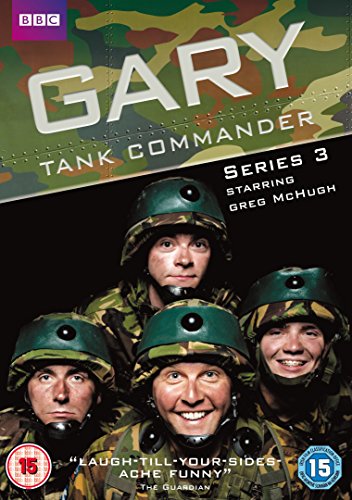 DVD cover for "Gary Tank Commander Series 3" featuring soldiers in camouflage gear.
