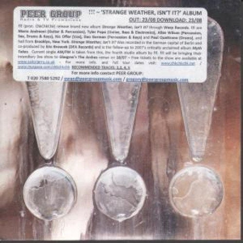 !!! - Strange Weather, Isn't It [VINYL]