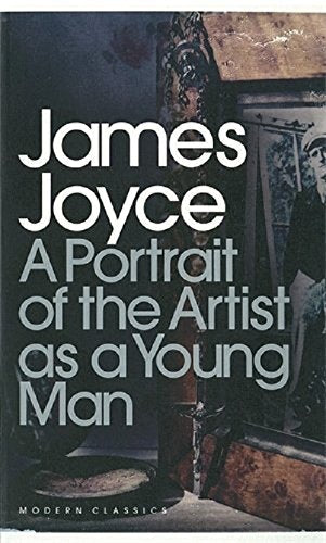 Book cover with dark background, white and gray text, and a painting of a man.