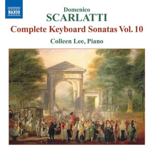 "CD cover featuring a 18th-century outdoor gathering scene with title and artist information."