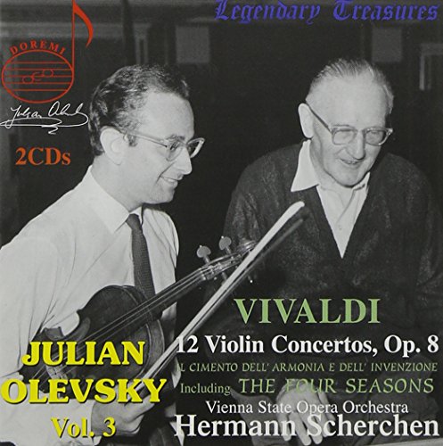Black and white CD cover featuring two men, one holding a violin.