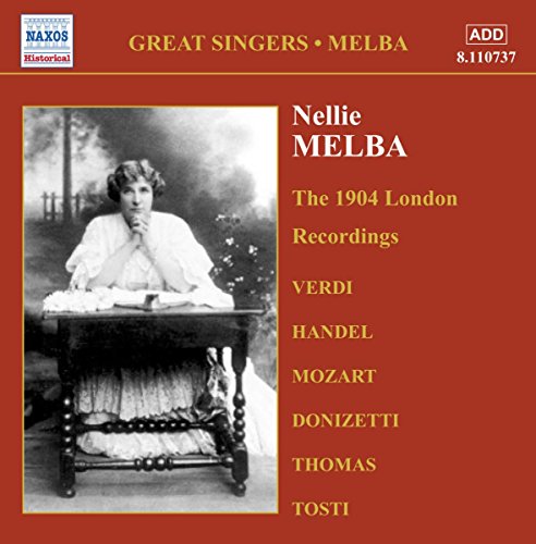Red CD cover with black-and-white photo of woman and list of composers' names.
