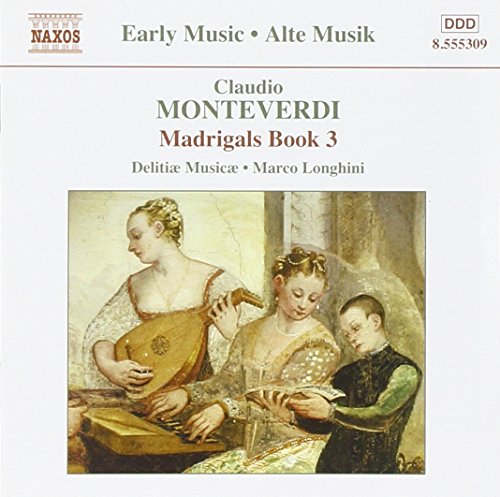 CD cover with Renaissance painting of three people playing musical instruments.