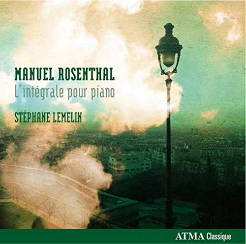 A CD cover featuring a cityscape with a lamppost and cloudy sky.