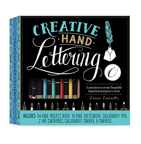 Creative Hand Lettering Kit: Learn to create beautiful hand-lettered pieces of art