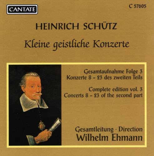 CD cover with portrait of man and German text on brown background.