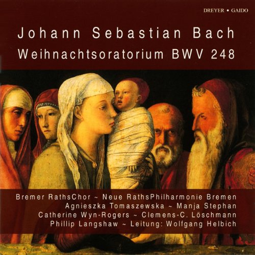 "CD cover featuring a Renaissance painting of Mary holding Jesus with surrounding figures."