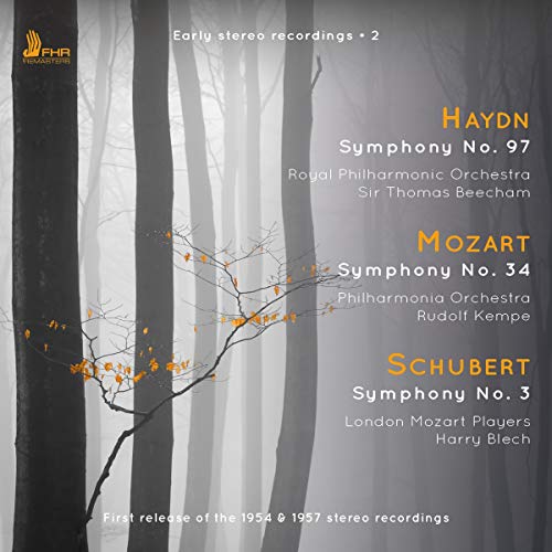 CD cover with forest image and composer names: Haydn, Mozart, and Schubert.