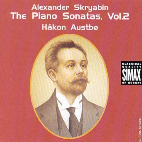 Red CD cover with oval portrait of a man in a suit.