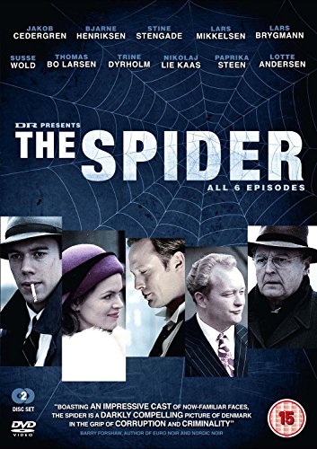 DVD cover for "The Spider" with title, cast names, and character images.