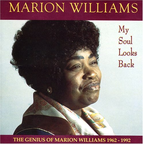 CD cover with portrait of Marion Williams, a woman with short, curly hair.