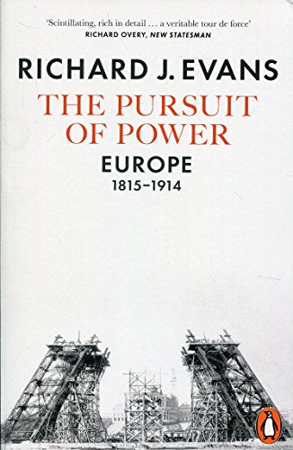 Book cover with title "The Pursuit of Power" and historical industrial scene image.