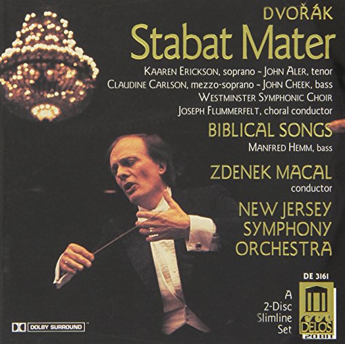 CD cover featuring a conductor, with title "Stabat Mater" and artist names.