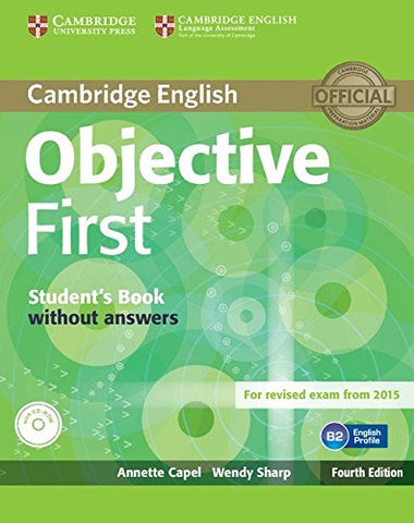 Annette Capel - Objective First Students Book without Answers with CD-ROM