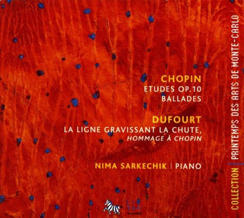 Nima Scharkechik - Chopin: 12 Etudes op10, Ballades 1-4; Dufourt: La ligne gravissant la chute Audio CD