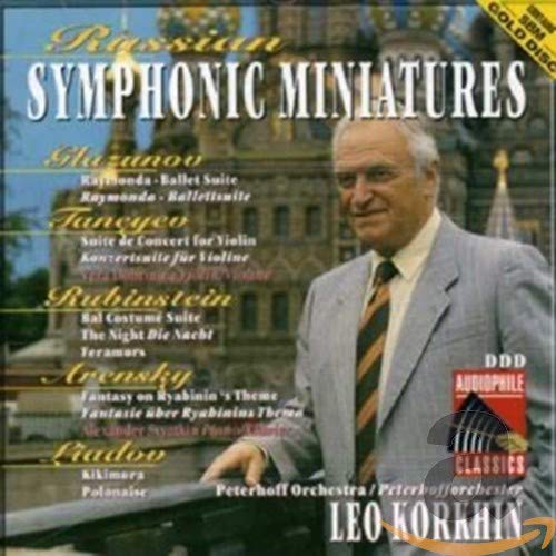 Glazuno/taneyev/rubinstei - Russian Symphonic Miniatures [CD]