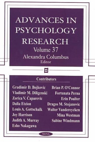 Advances in Psychology Research: v. 37