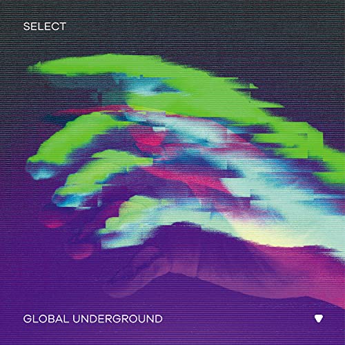 Album cover with distorted, colorful abstract imagery and text “Global Underground”.
