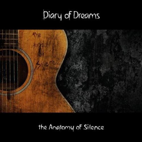 "Album cover featuring a worn acoustic guitar against a dark, grungy background."