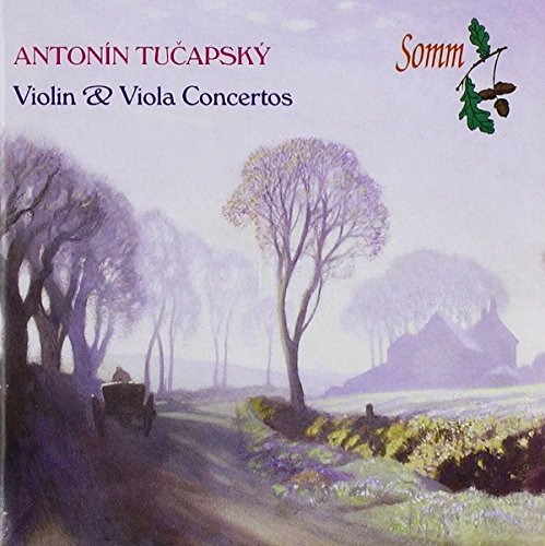 "CD cover featuring a serene landscape with trees, a horse-drawn carriage, and distant mountains."