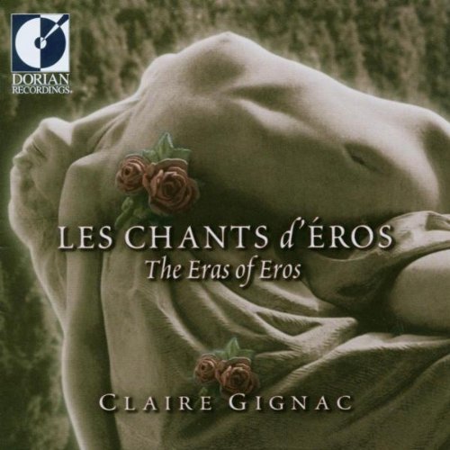 "CD cover featuring sepia-toned image of fabric with roses and artist's name."