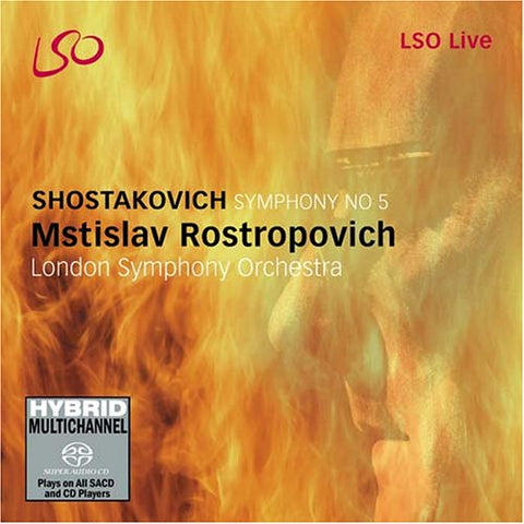 Mstislav Rostropovich, Lso - Shostakovich - Symphony No 5 [CD] Sent Sameday*