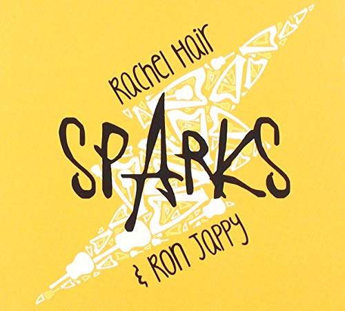 "Yellow album cover with 'Sparks' in black text and white sparkler graphic."