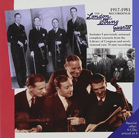 London String Quartet/vari - The London String Quartet 1917-1951 (8CD) [CD]