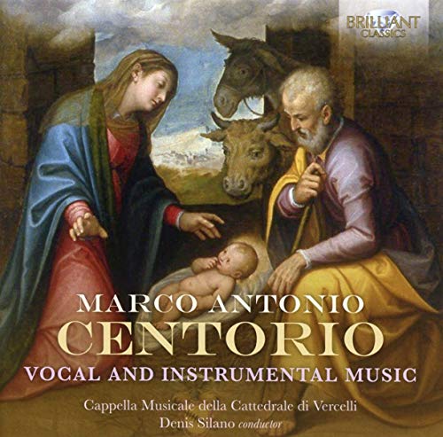 A CD cover featuring a Renaissance painting of the Nativity scene.