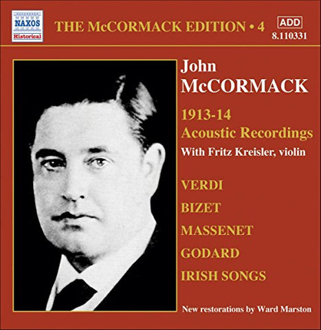Maccormack - MCCORMACK, John: McCormack Edition, Vol. 4: The Acoustic Recordings [CD]