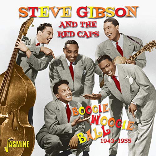 "CD cover featuring five men in suits posing with musical instruments."