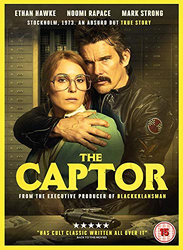 DVD cover for "The Captor" showing a man holding a woman from behind.