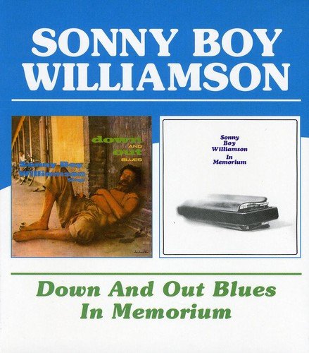 "CD cover with 'Sonny Boy Williamson' in white on blue, and a man lying down."