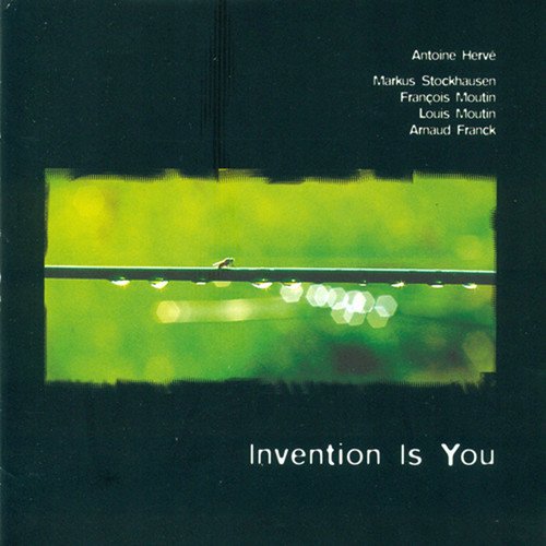 "CD cover with abstract green and black design, white text on black background."