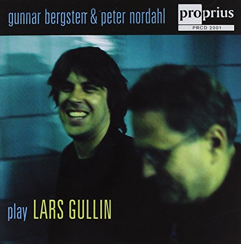 CD cover with two men and text "Gunnar Bergsterr & Peter Nordahl play Lars Gullin".
