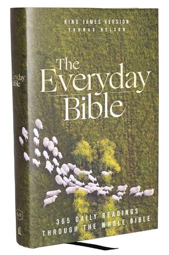 KJV, The Everyday Bible, Hardcover, Red Letter, Comfort Print: 365 Daily Readings Through the Whole Bible