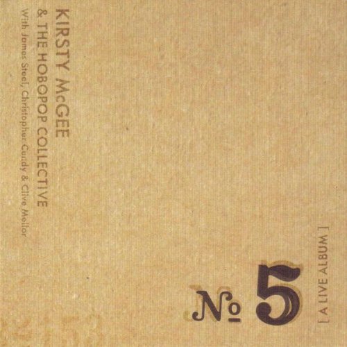 Brown CD album cover with "Kirsty McGee & The Hobopop Collective No. 5" text.