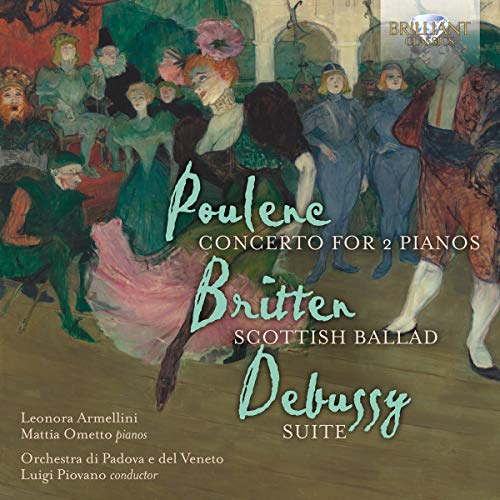 "CD cover featuring a classical painting of people dancing, with text overlay."