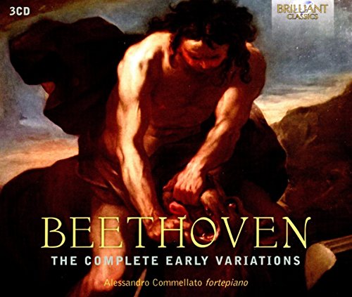 CD cover featuring a classical painting of a man wrestling a lion.