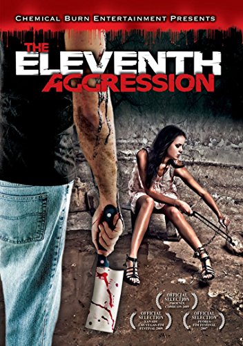 DVD cover: man holding bloody cleaver, woman bound on the ground.