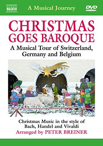 DVD cover featuring a nativity scene with the title "Christmas Goes Baroque".