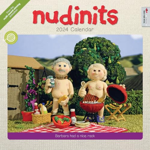 Nudinits Wall Calendar 2024